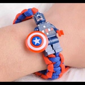 Captain america adjustable bracelet
